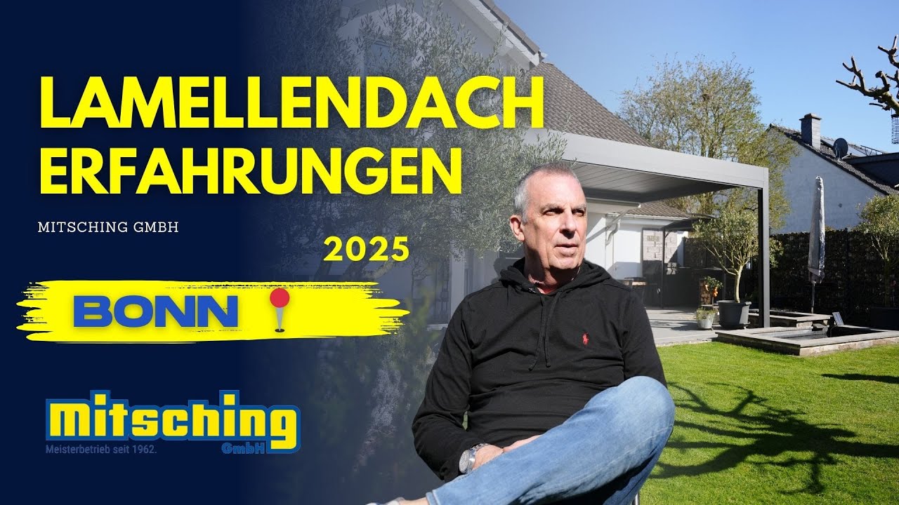 Lamellendach ERFAHRUNGEN: Kundenmeinung & Projekt-Einblick | Mitsching GmbH Bonn