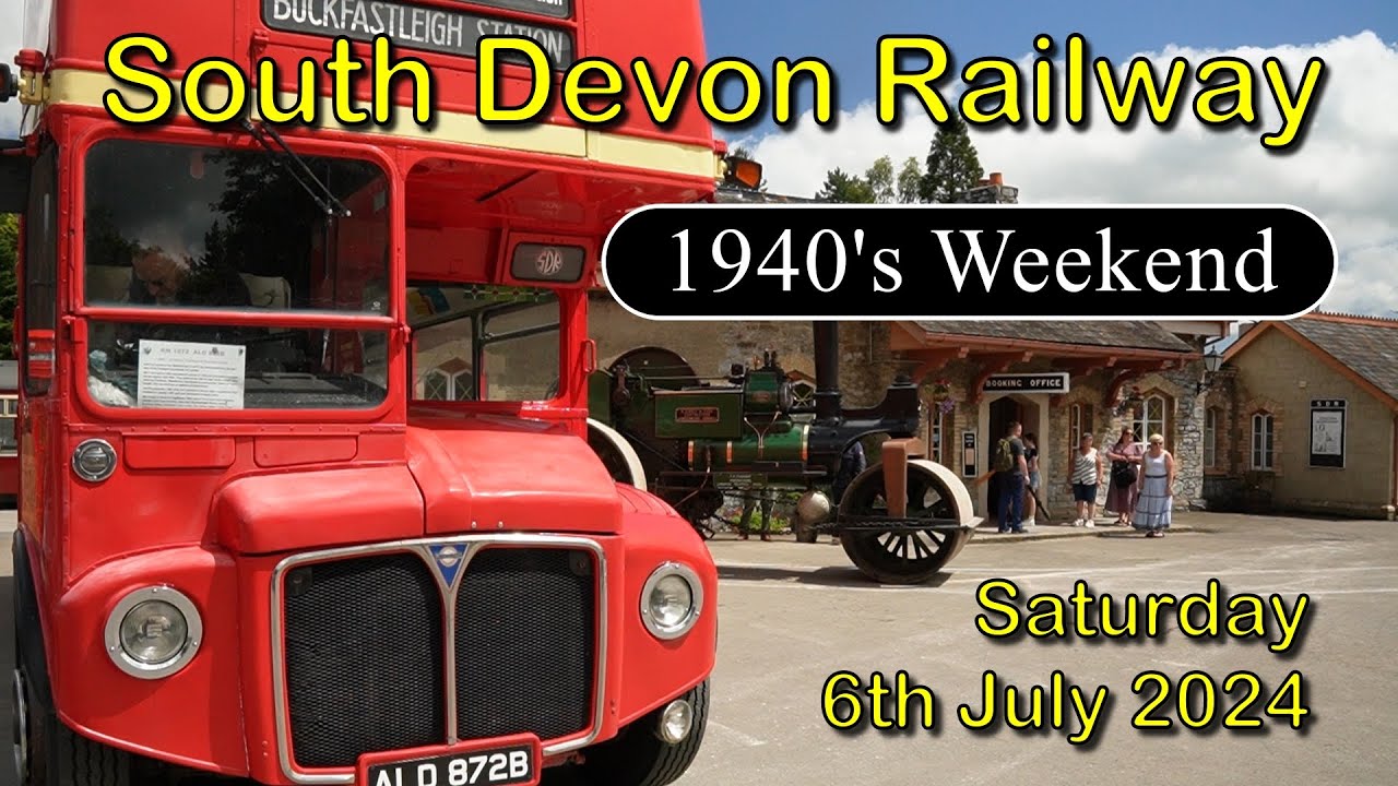 South Devon Railway 1940s Weekend Saturday 6th July 2024