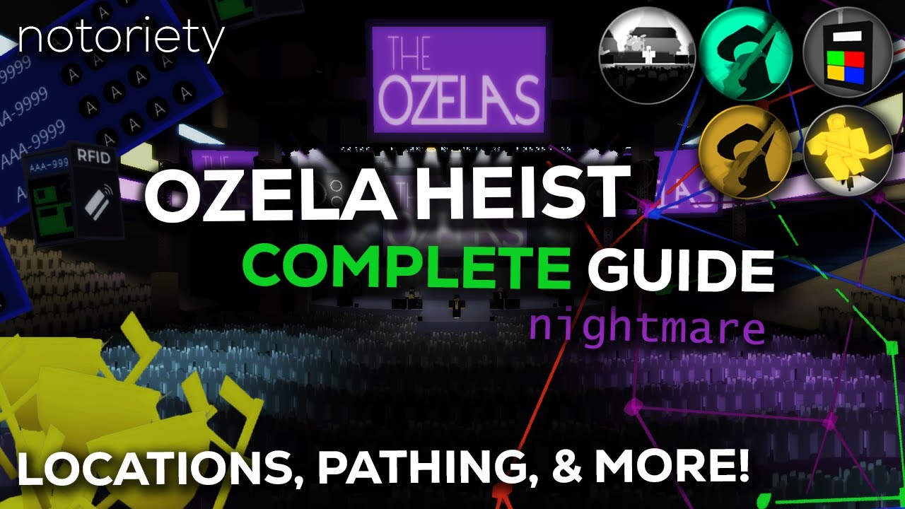 Notoriety | The Ozela Heist COMPLETE GUIDE (Guide, Locations, Pathing, All Badges, Tips)