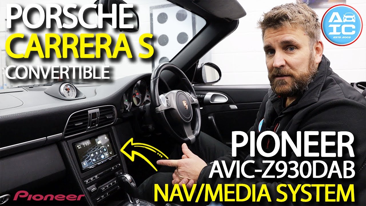 Nav Upgrade for this Porsche Carrera S! We install a NEW Pioneer AVIC-Z930DAB Multi-Media Nav System