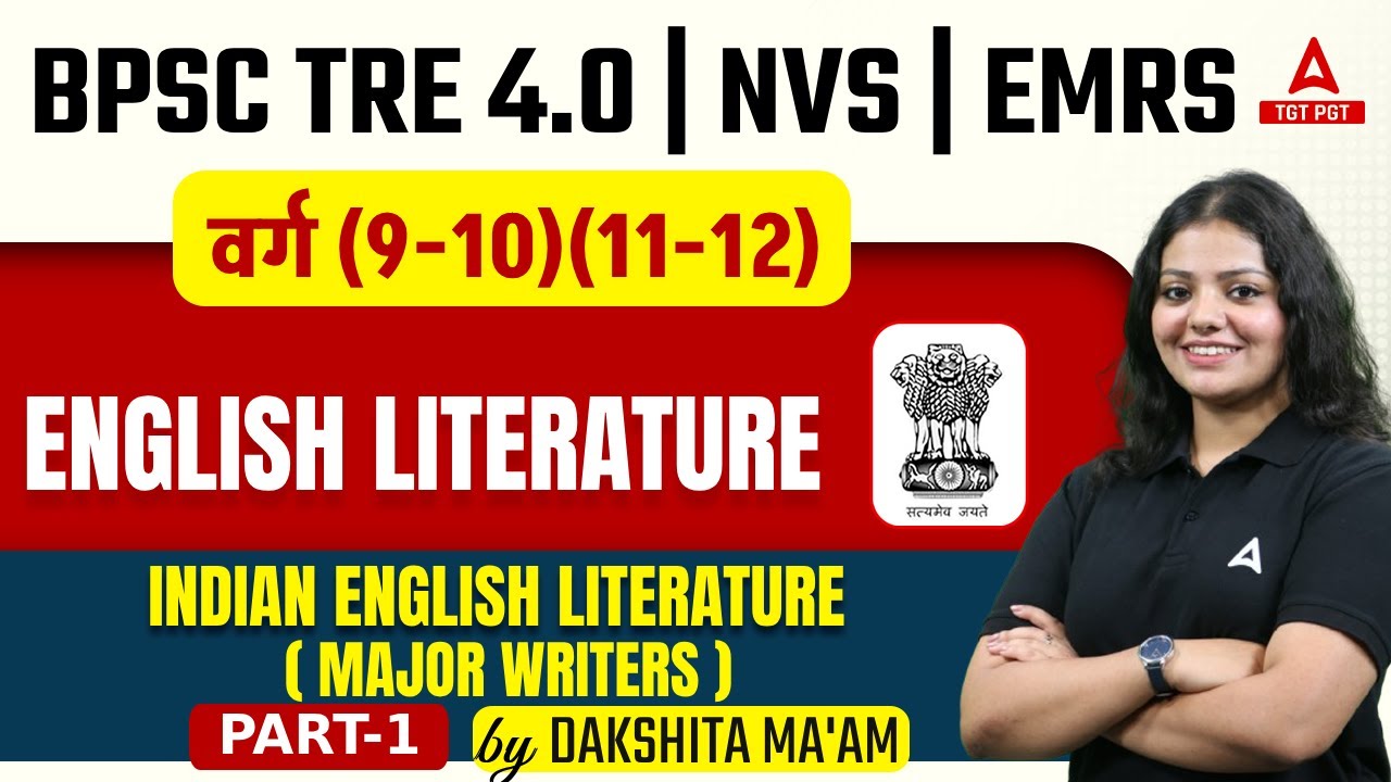 BPSC TRE4.0/NVS/EMRS English Literature Classes 2024 | Indian English Literature - Mulk Raj Anand