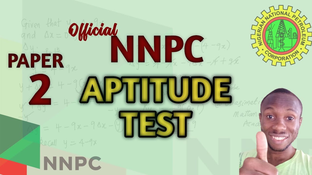 NNPC APTITUDE TEST 2 || 2024 || MATH SECTION