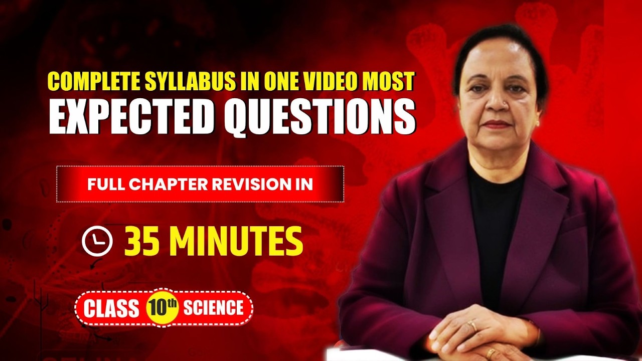 Class 10 Science Most Important Board Questions 2026 | Complete Chapter-Wise Revision