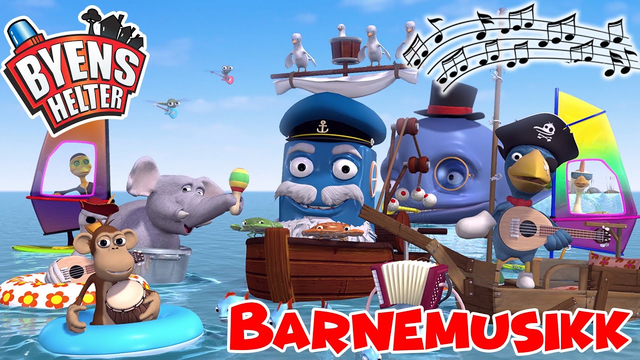 Barnemusikk - Fiskebåt-Fred - Byens Helter