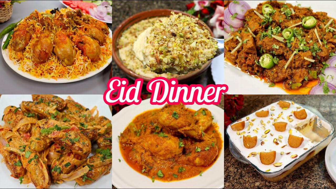Eid Dinner Complete Menu Recipes 2025 | Eid Special Dinner Menu By Tasty Food With Maria