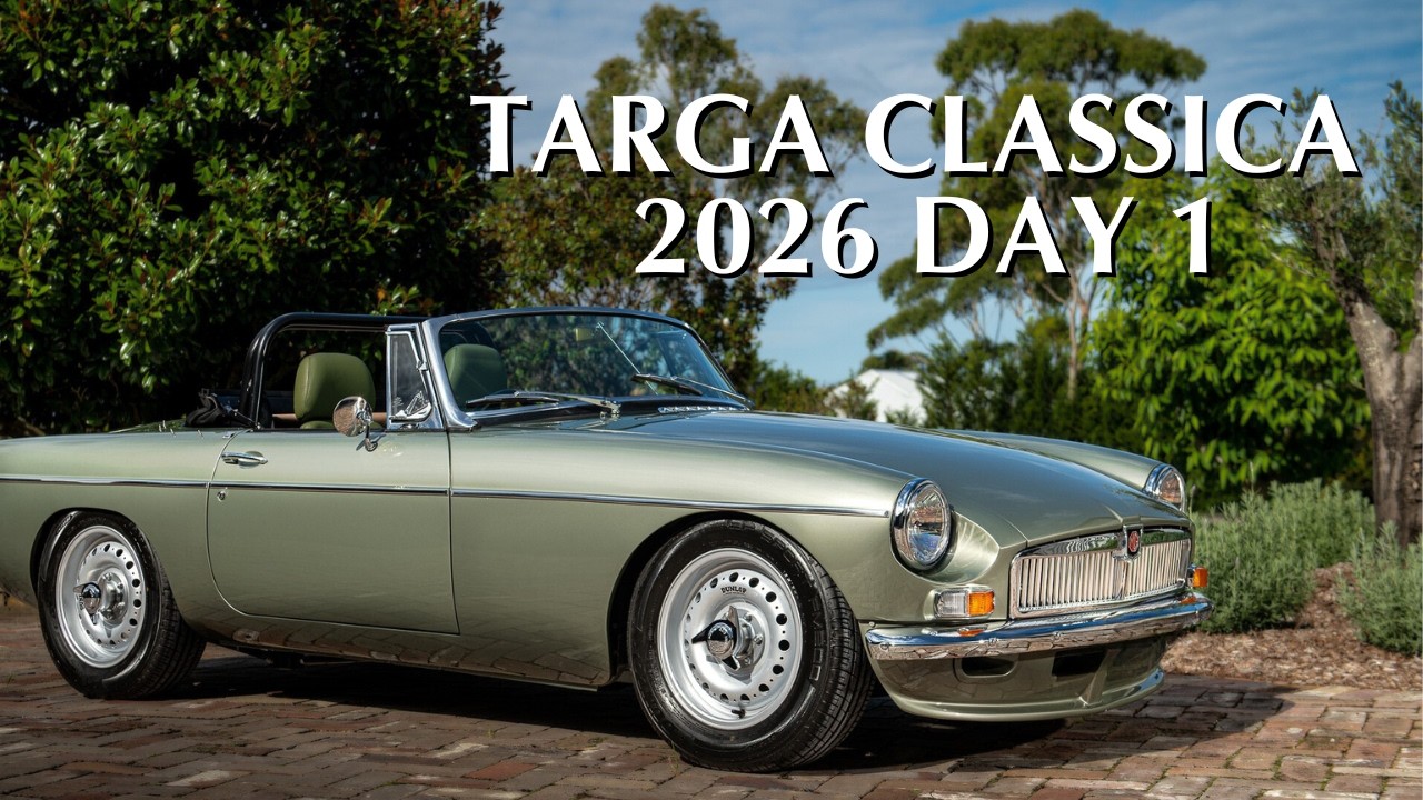 Targa Classica 2026 - Day 1 | Sweeping the Field in a 1971 MGB Resto-mod