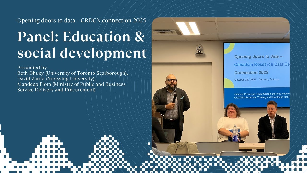 Panel: Education and social development – Opening doors to data