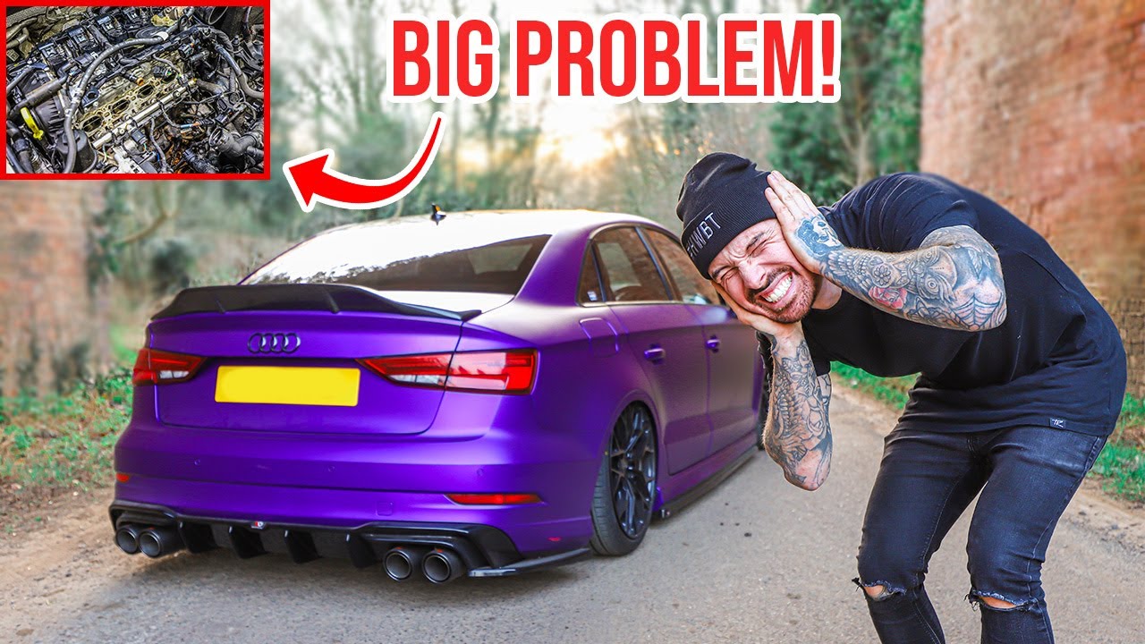 I STRAIGHT PIPED THE AUDI S3 .. THEN IT BROKE!