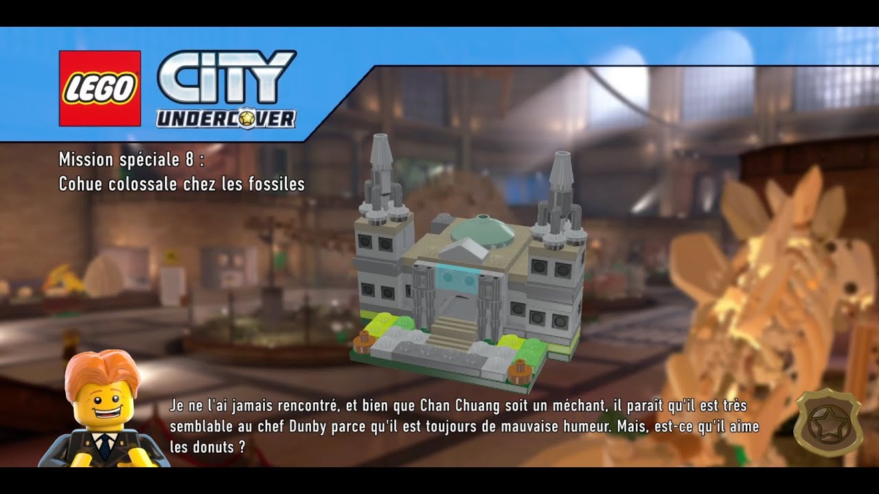 Lego City Undercover mode libre #21: On termine à 100% la mission du musée