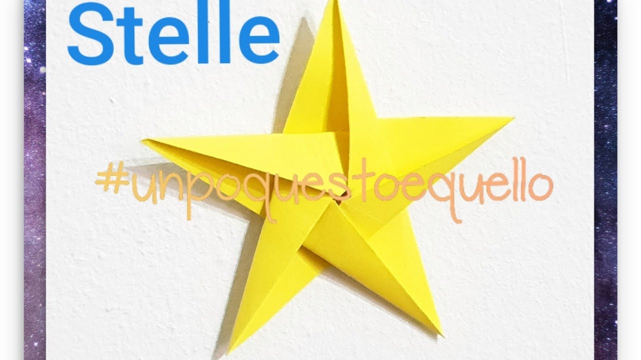 Stella splendente in origami ⭐ #tutorial