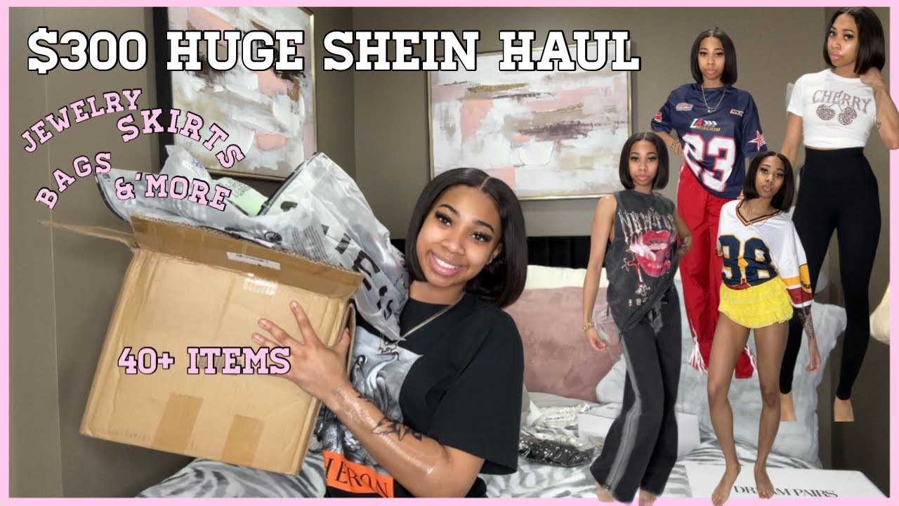 HUGE $300 SHEIN HAUL| Cute and Trendy outfits|