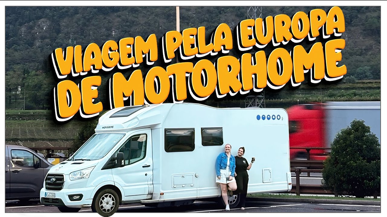 Começamos nossa viagem de motorhome pela Europa! 🚐 (e já começou a aventura!)