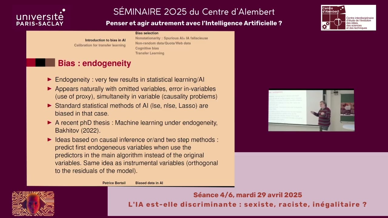 Séance 4 - Patrice Bertail, Directeur de l'unité MODAL'X, UMR 9023 CNRS