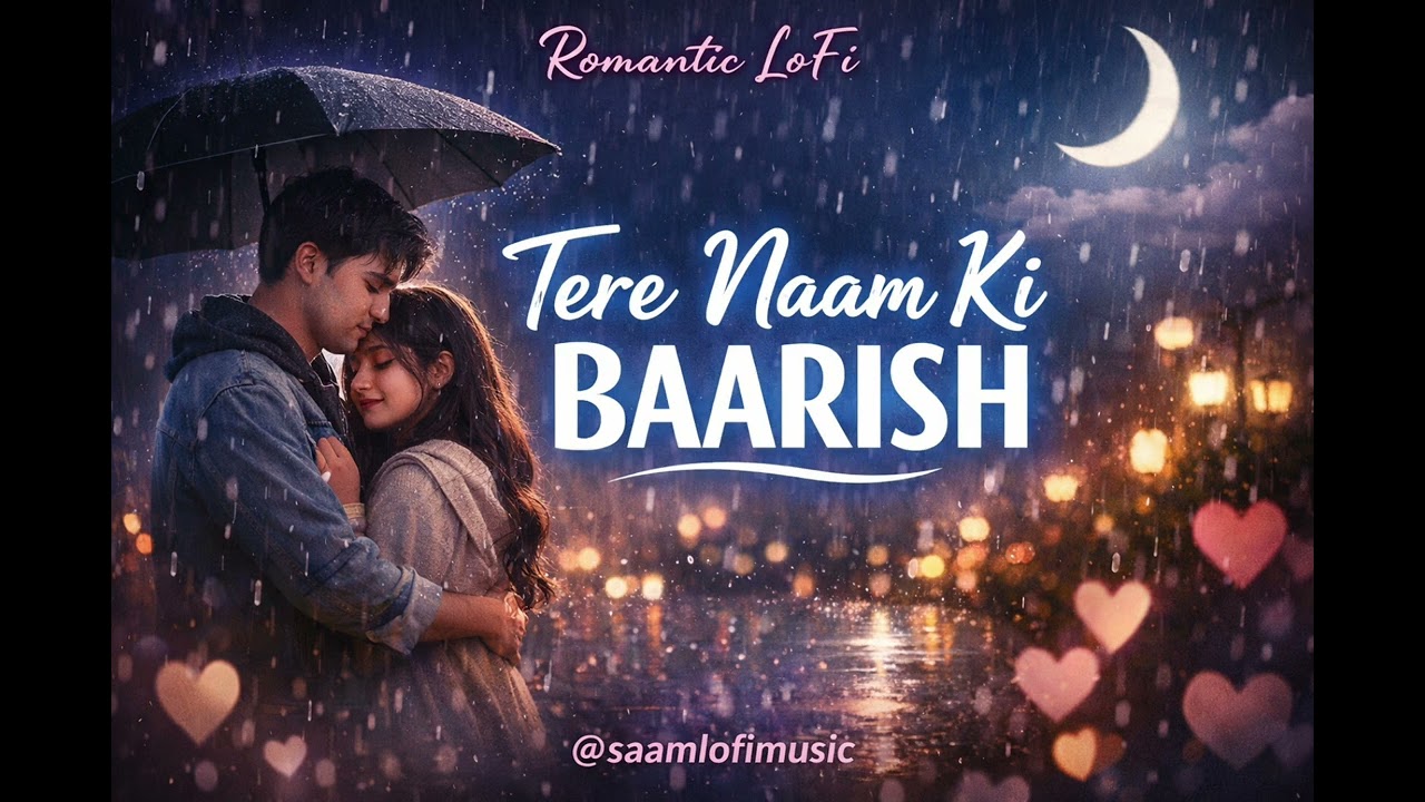 Tere Naam Ki Baarish 🌧️ | Romantic LoFi Song | Rain Love Vibes | @saamlofimusic