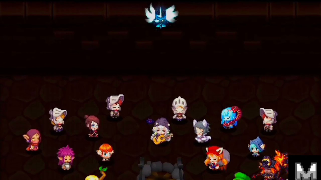 Cecíl cantando antes de la pelea contra beth [Guardian Tales]