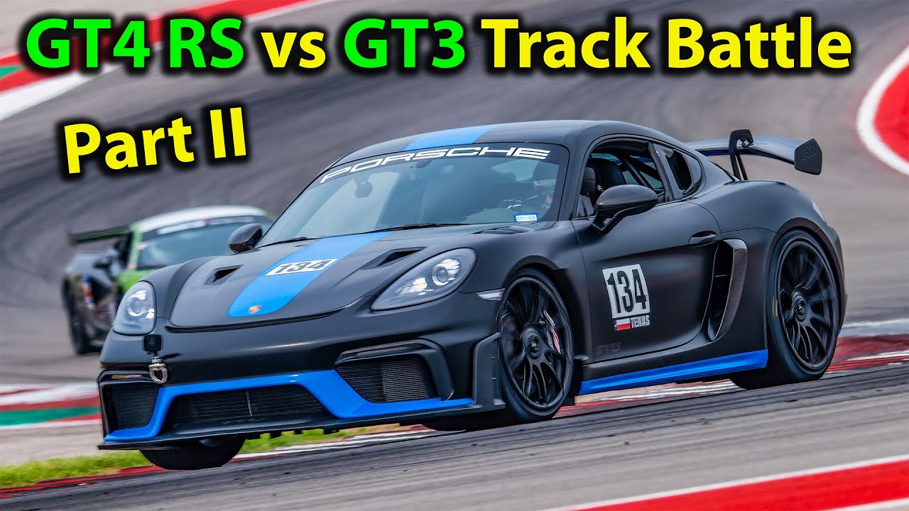 Porsche GT4 RS Track Battle With GT3, GT2 RS, M3 Competition, C7 Z06, GT3 RS