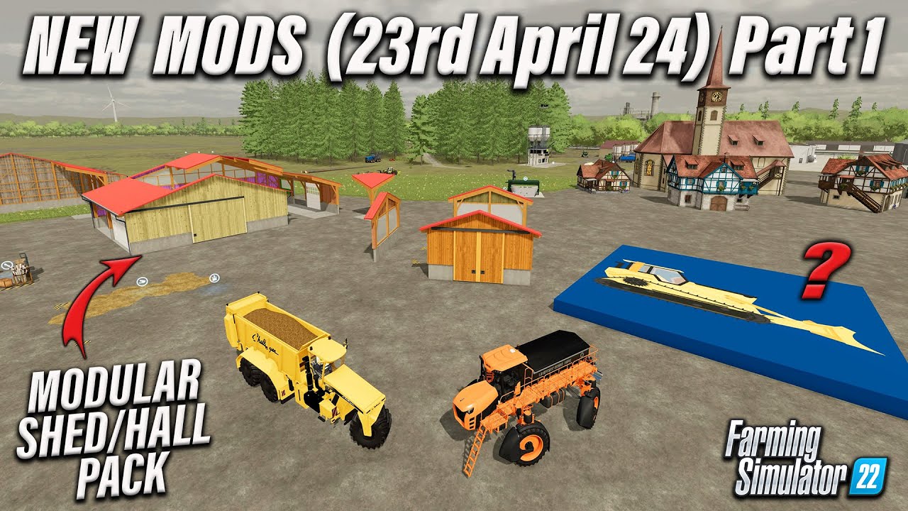 30+ NEW MODS! (Part 1) TerraGator 9205 & MUCH MORE! | FS22 | (Review) PS5 | 23rd Apr 24.