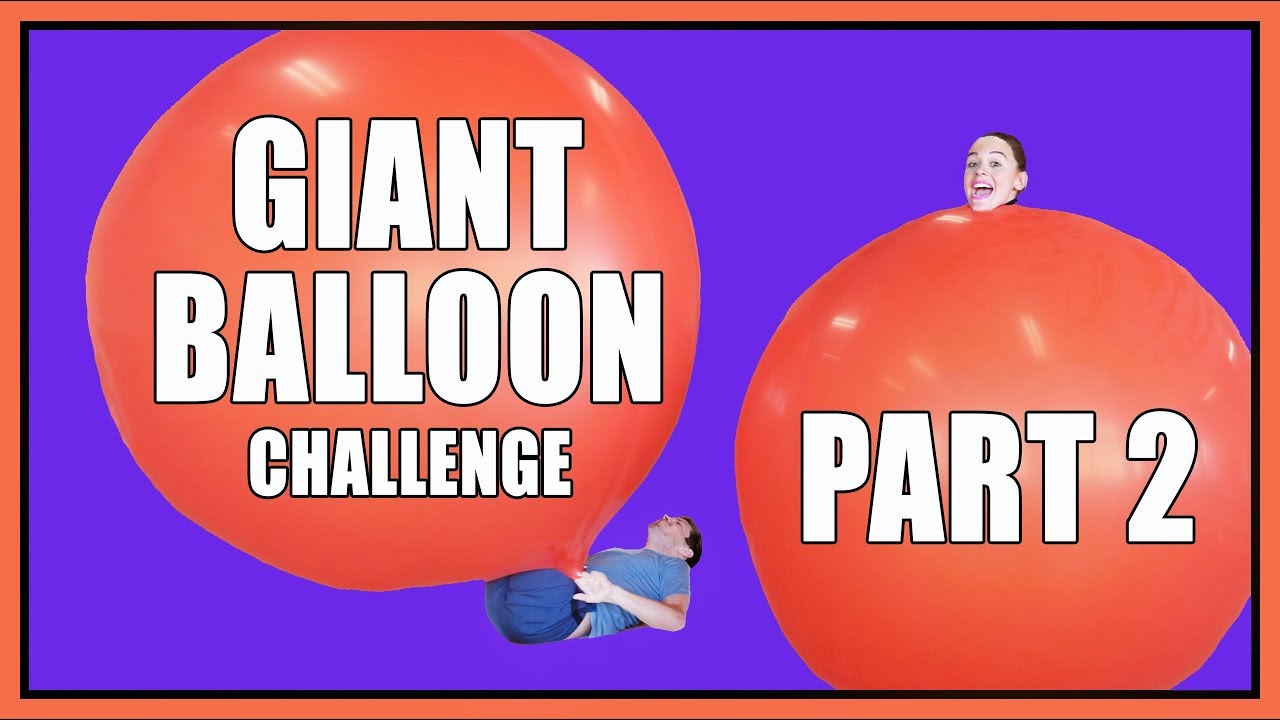 DÉFI BALLOUNE GÉANTE #2 ( Giant balloon challenge) // P.O et MARINA