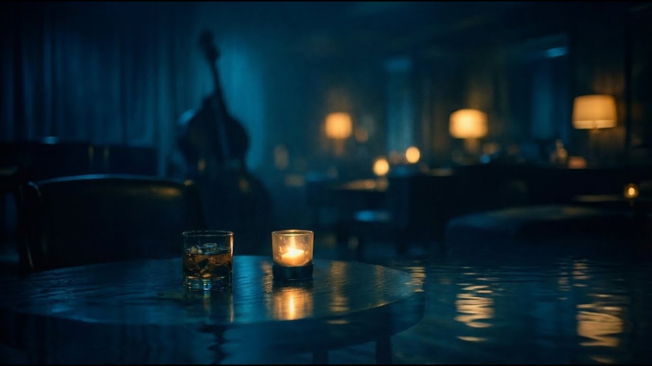 Smooth Jazz Lounge Music | Warm Candlelight Ambience at the Rainy Window | Undertow