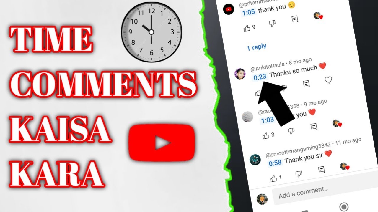 How To Mention Time In YouTube Comments - How To Comment Time In YouTube