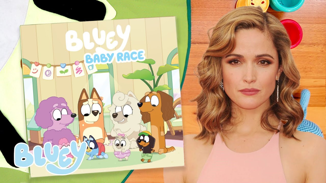 Baby Race 🍼 Read by Rose Byrne | Bluey Book Reads | Bluey