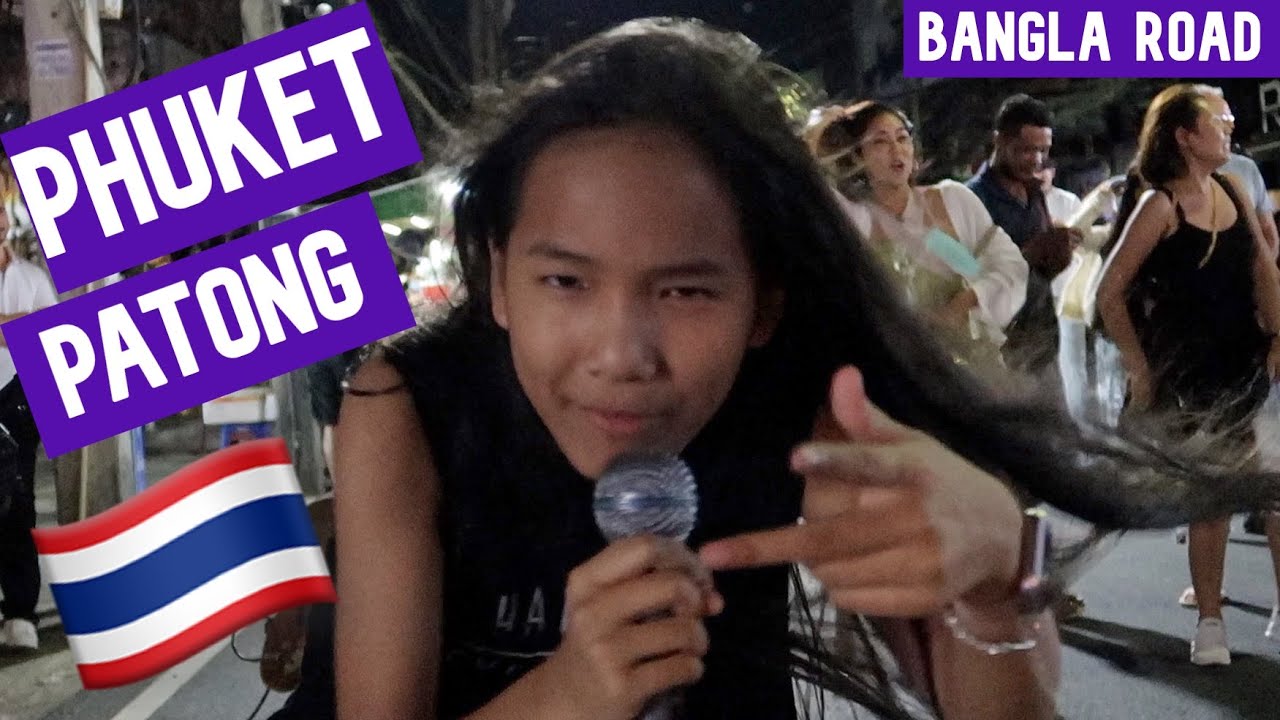 Live music, magic and a young performer (Queen On Street) | Bangla Road, Patong, Phuket, Thailand 🇹🇭