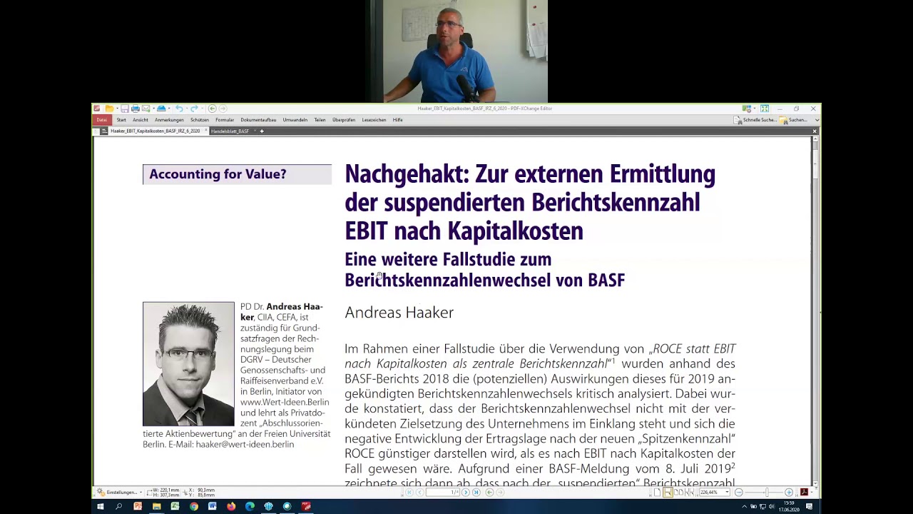 BASF: Rendite kleiner als Kapitalkosten