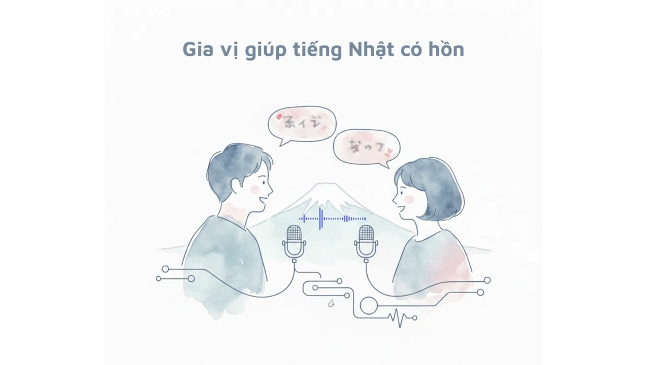 Gia vị giúp tiếng Nhật có hồn | Podcast Tiếng Nhật 10 Phút Lái Xe #5