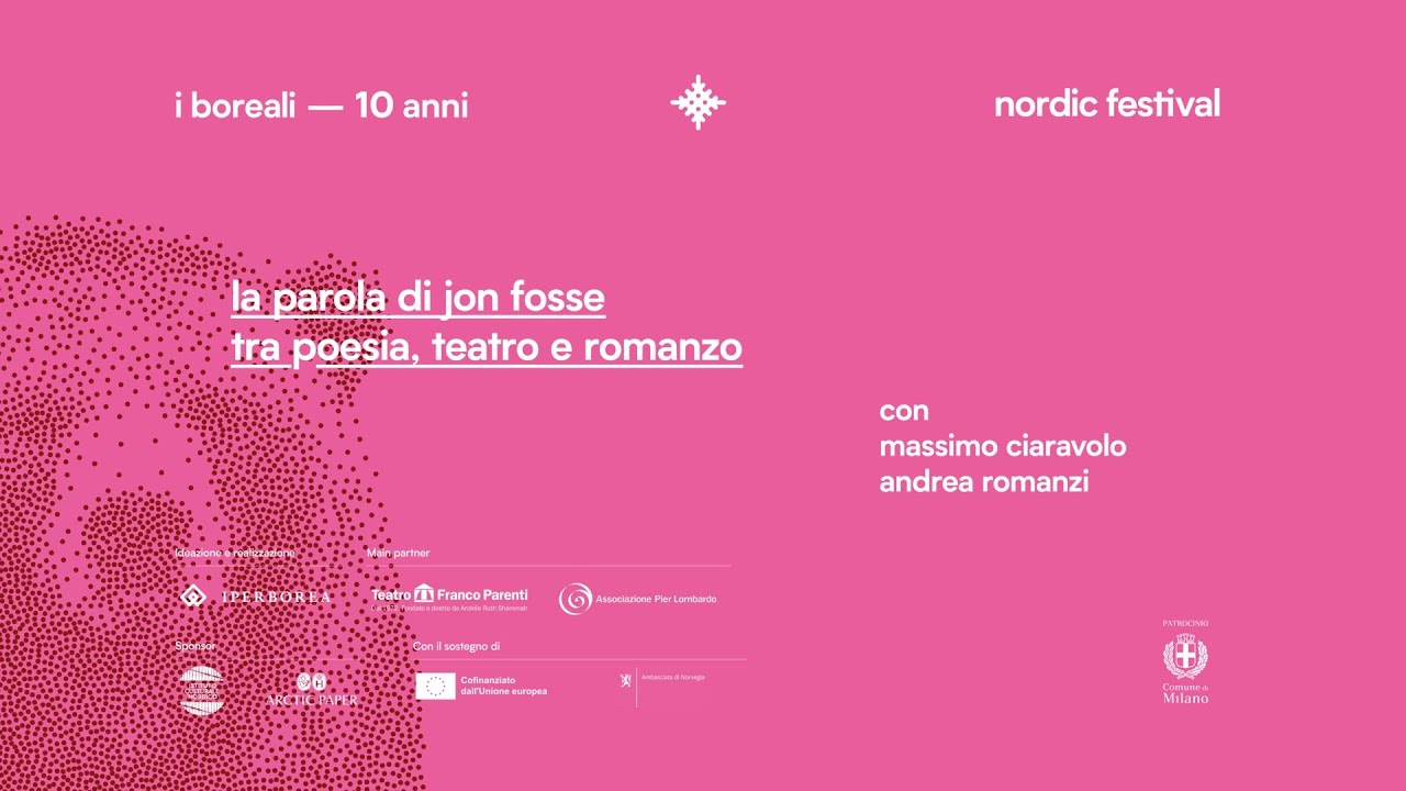 La parola di Jon Fosse tra poesia, teatro e romanzo