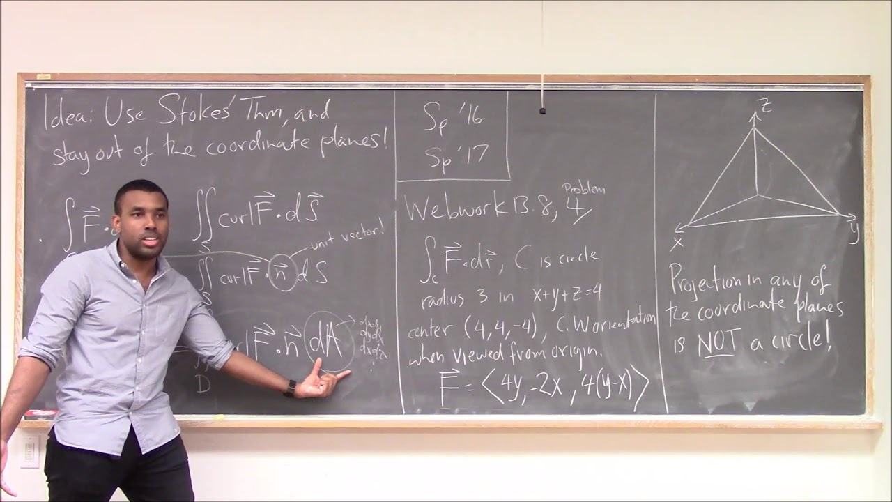 Math 392 Lecture 23 - Info on final; Application of Eigenvalues, Eigenvectors and line integrals