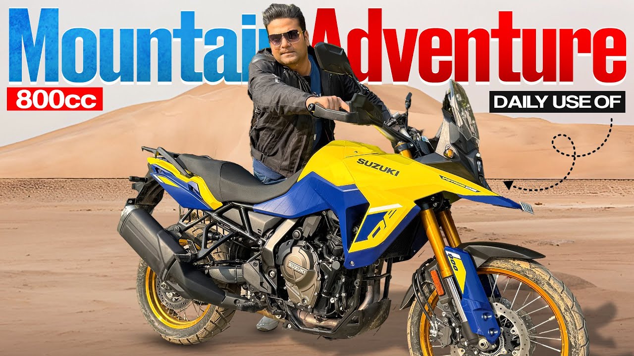 Most Comfortable Adventure Bike for Long Rides | Suzuki V Strom 800 DE Ride Review and Deep Details
