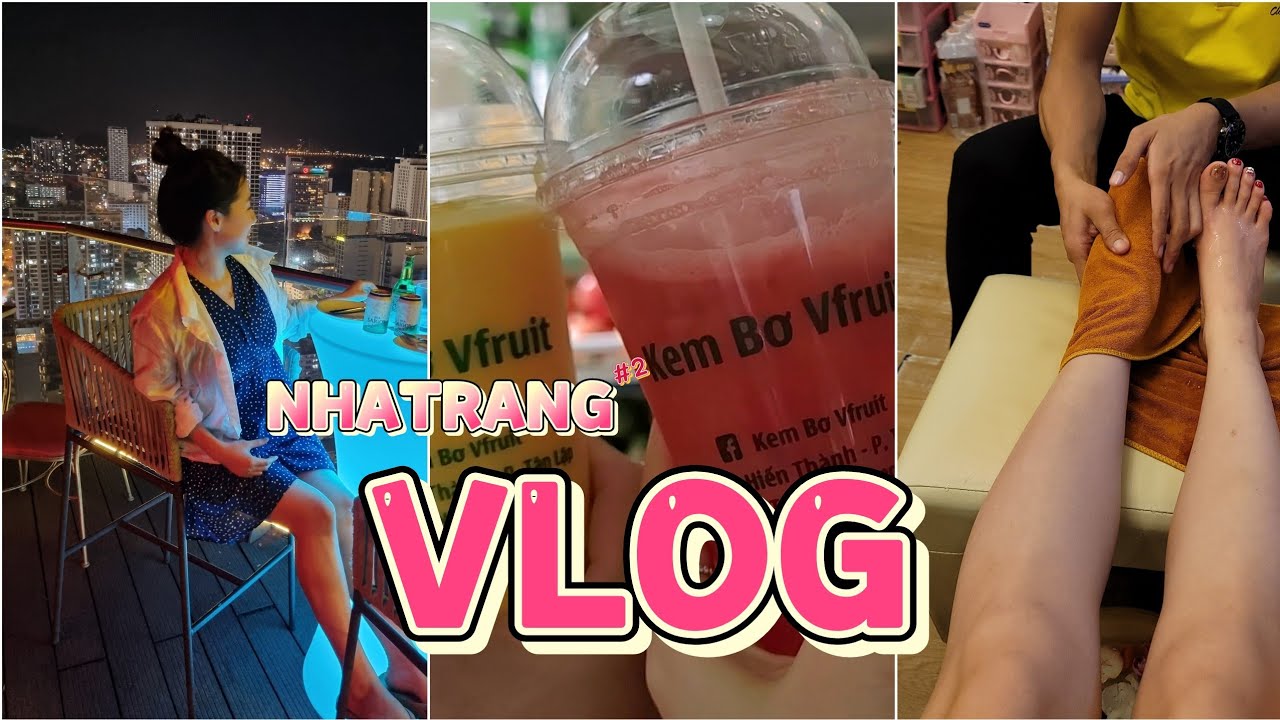 VLOG | 나트랑 여행 브이로그 💆‍♀️1일 1마사지 | 넴느엉 맛집 당반꾸엔 | 나트랑 야시장 | 레갈리아골드 호텔 밤수영 루프탑바