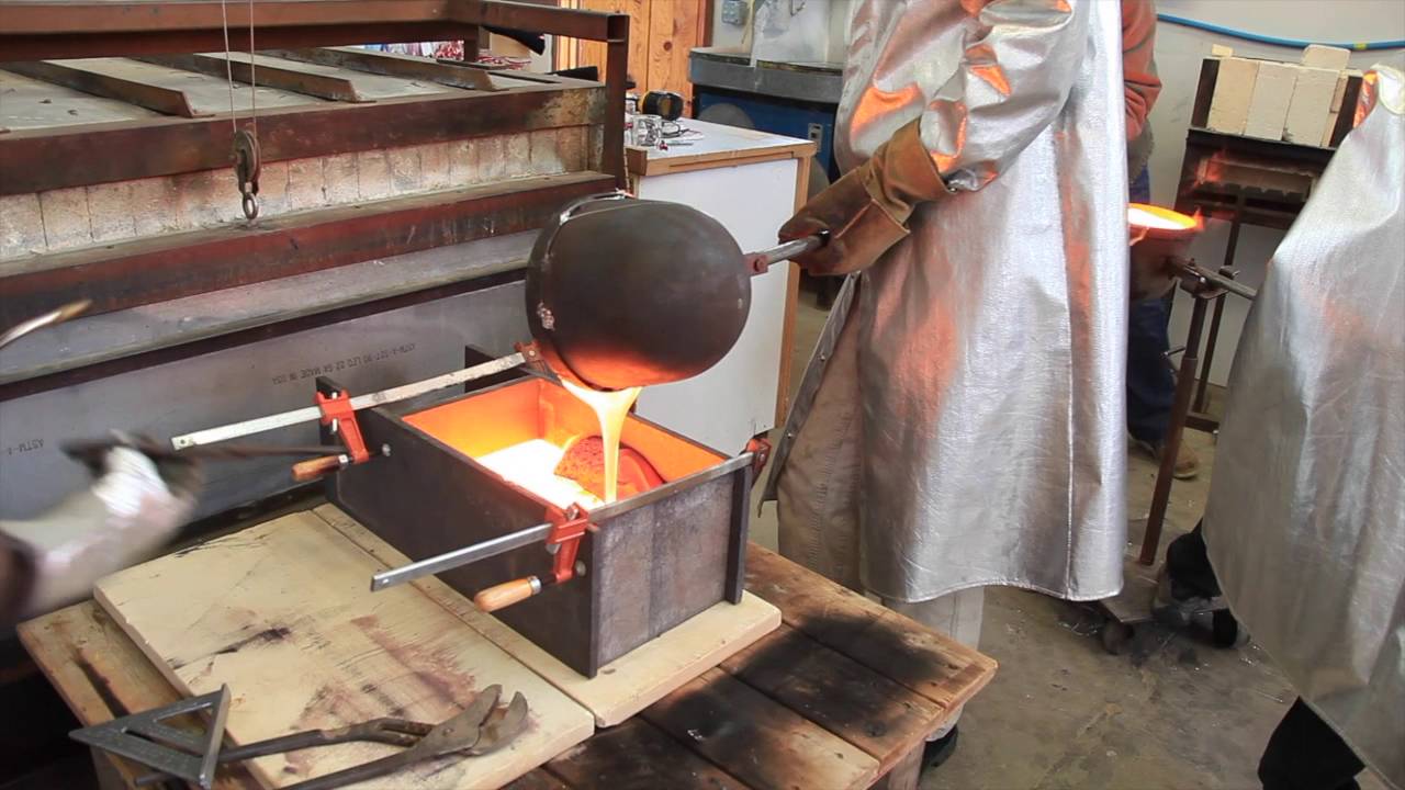 Sand Casting Process - Glass - Buddha's face - Moe Hot Glass