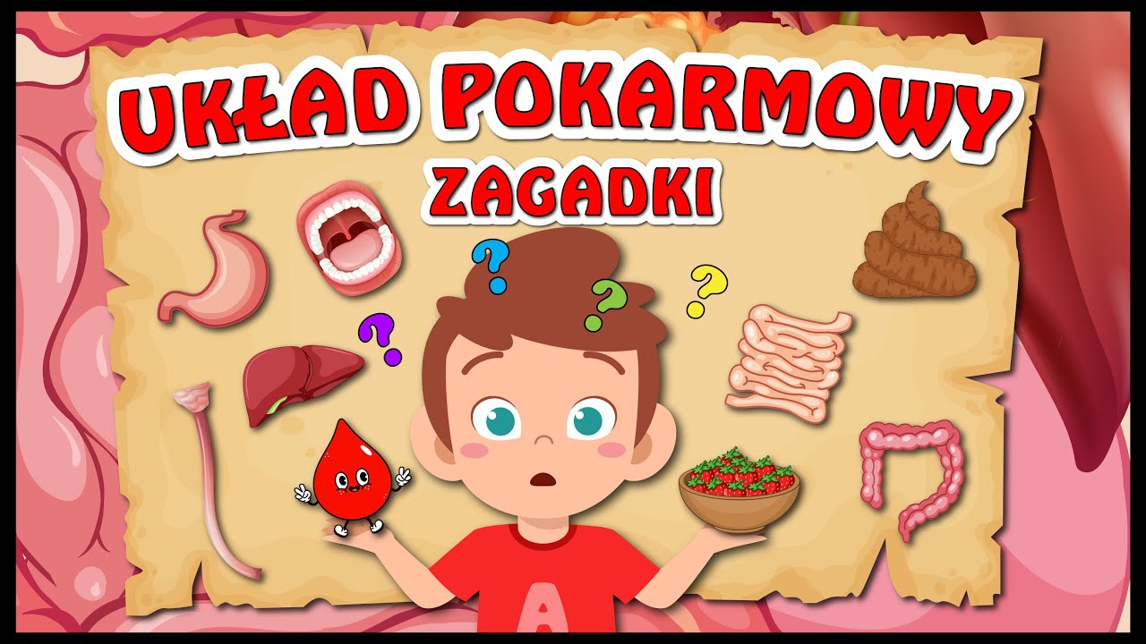 Karolek i Układ pokarmowy 🍽️👦 Zagadki dla dzieci 🧩🔍
