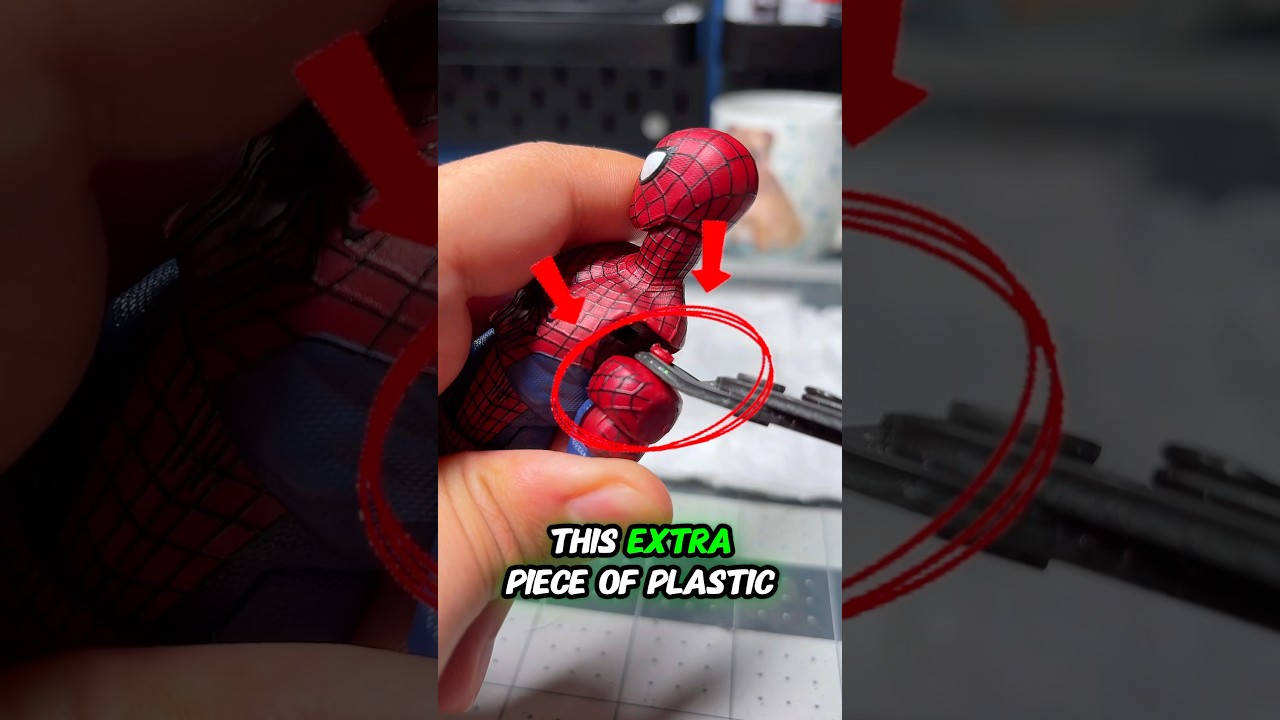 Marvel legends Spider-Man Butterfly Mod Fix #figures #spiderman  #customactionfigures #marvellegends