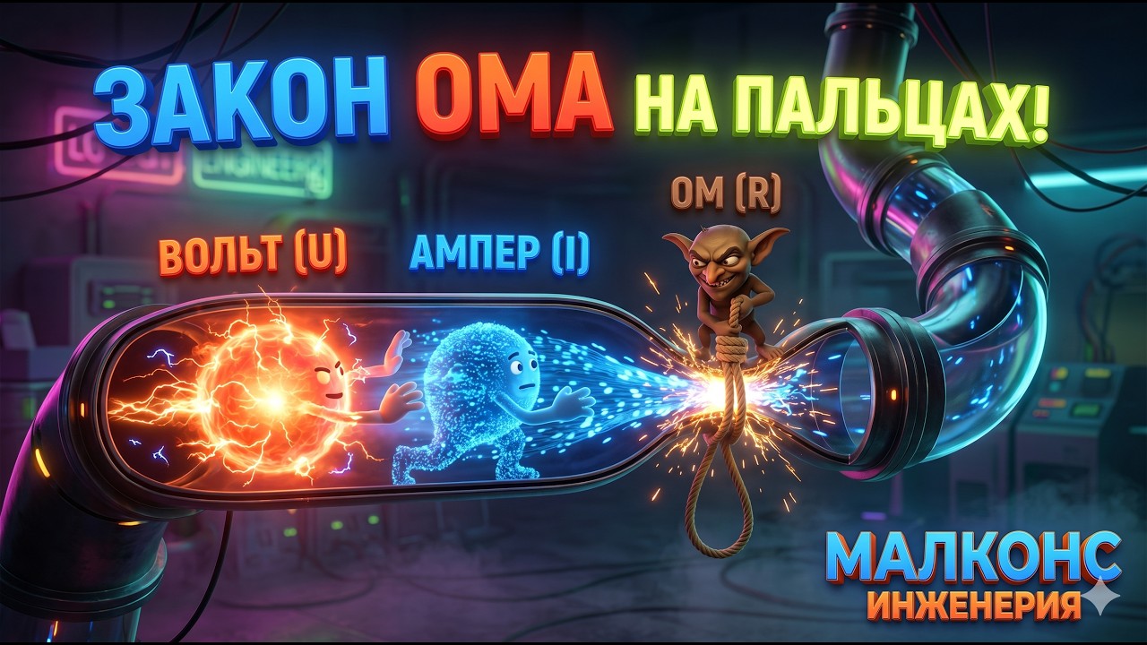 Закон Ома, который поймет даже ребенок!
