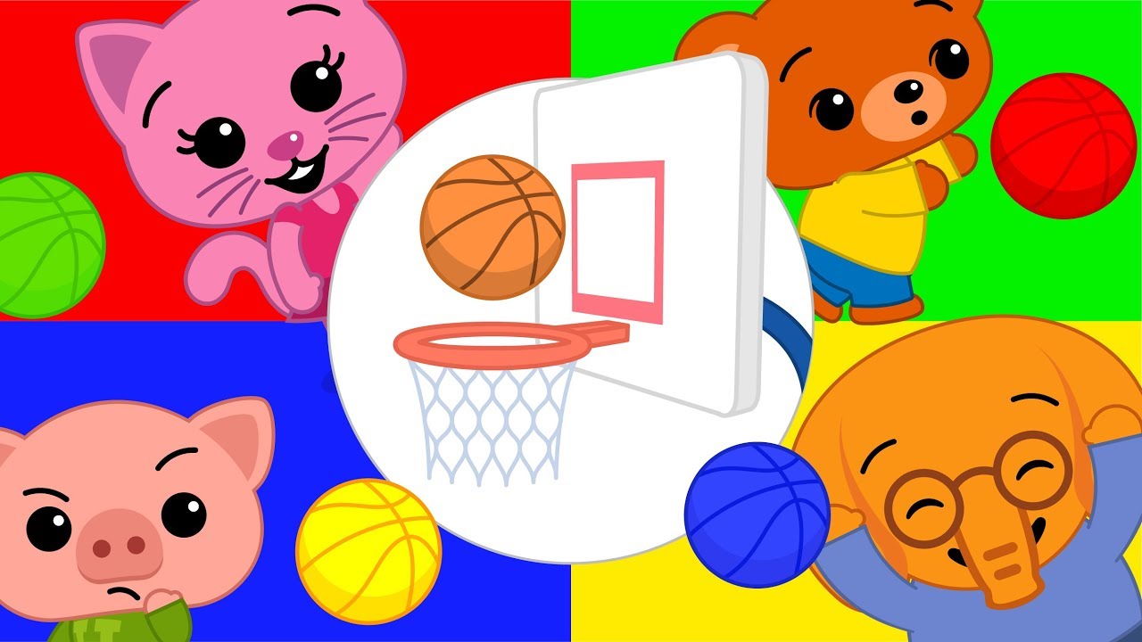 Jugando al Basketball con Balones de Colores | Súper Torneo con Plim Plim #2