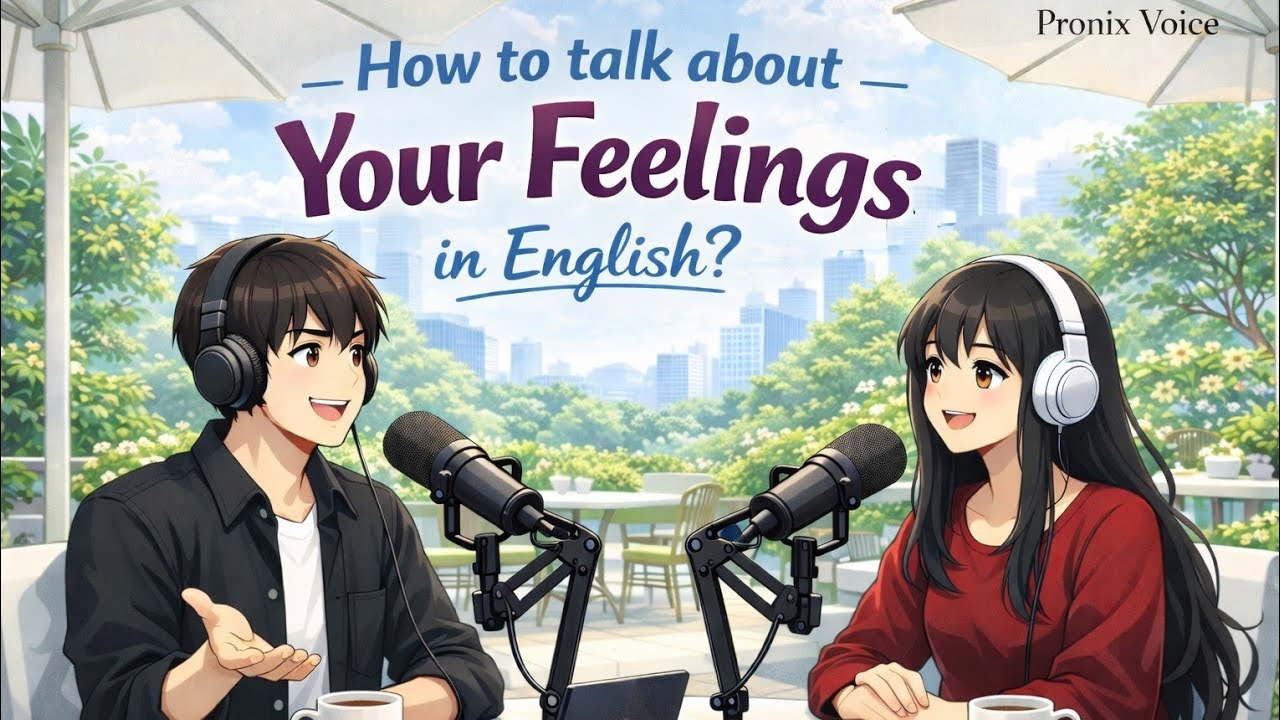 How to Talk About Your Feelings in English | Speak Naturally & Confidently | Pronix Voice