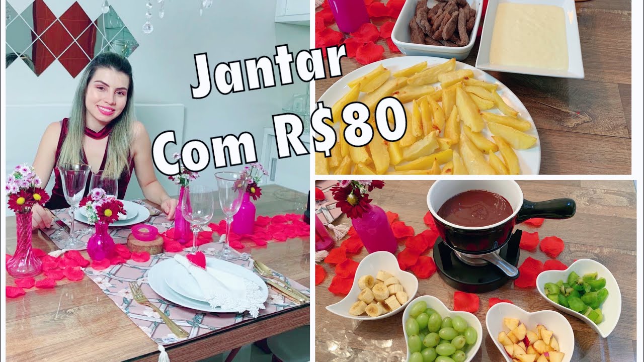 JANTAR COMPLETO DIA DOS NAMORADOS ATÉ R$80 - DESAFIO | #PALOMASOARES