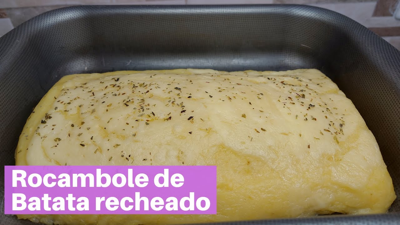 ROCAMBOLE DE BATATA RECHEAD0/Comidas da Drika