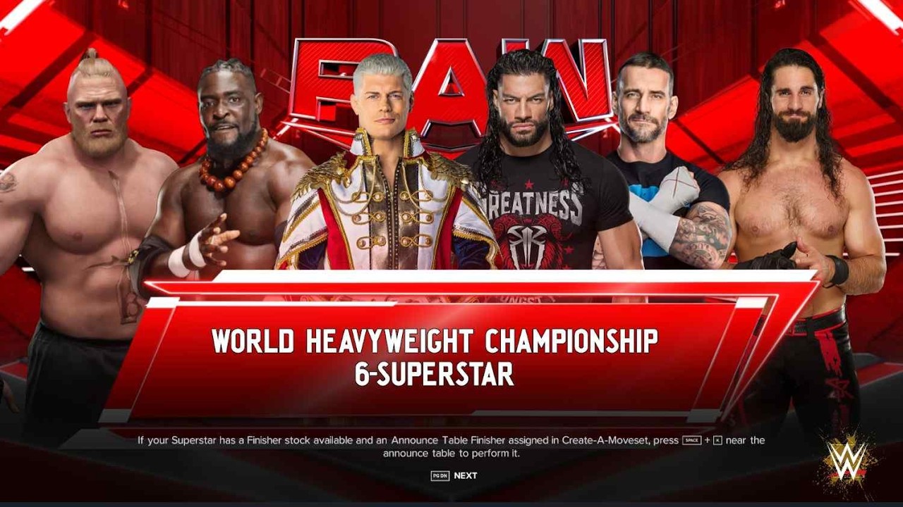 Six Challengers. One Champion. | 6-Way World Heavyweight Title Match 2026 - WWE 2K24