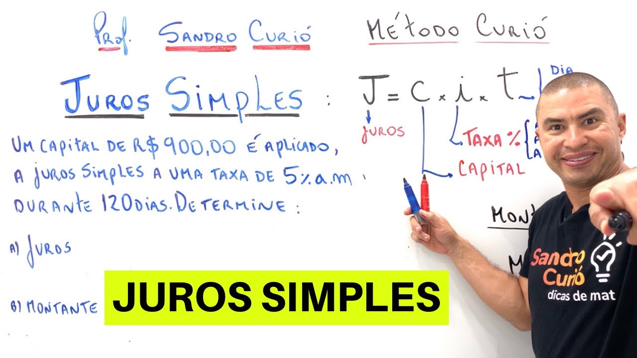 APRENDA JUROS SIMPLES EM 6 MINUTOS