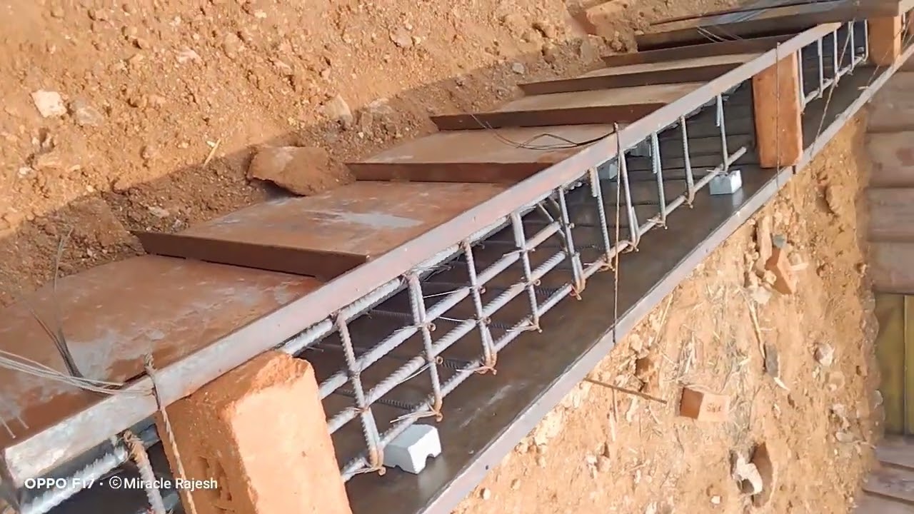 Proper Cover Block and plinth beam Steel Alignment and Gap setting