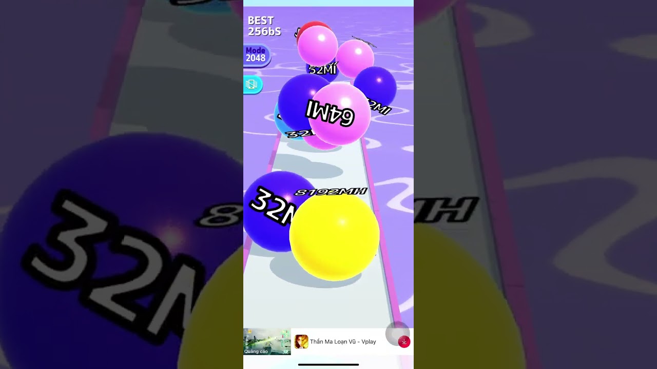 Ball run 2048 infinity mode new 16SQ part 2 