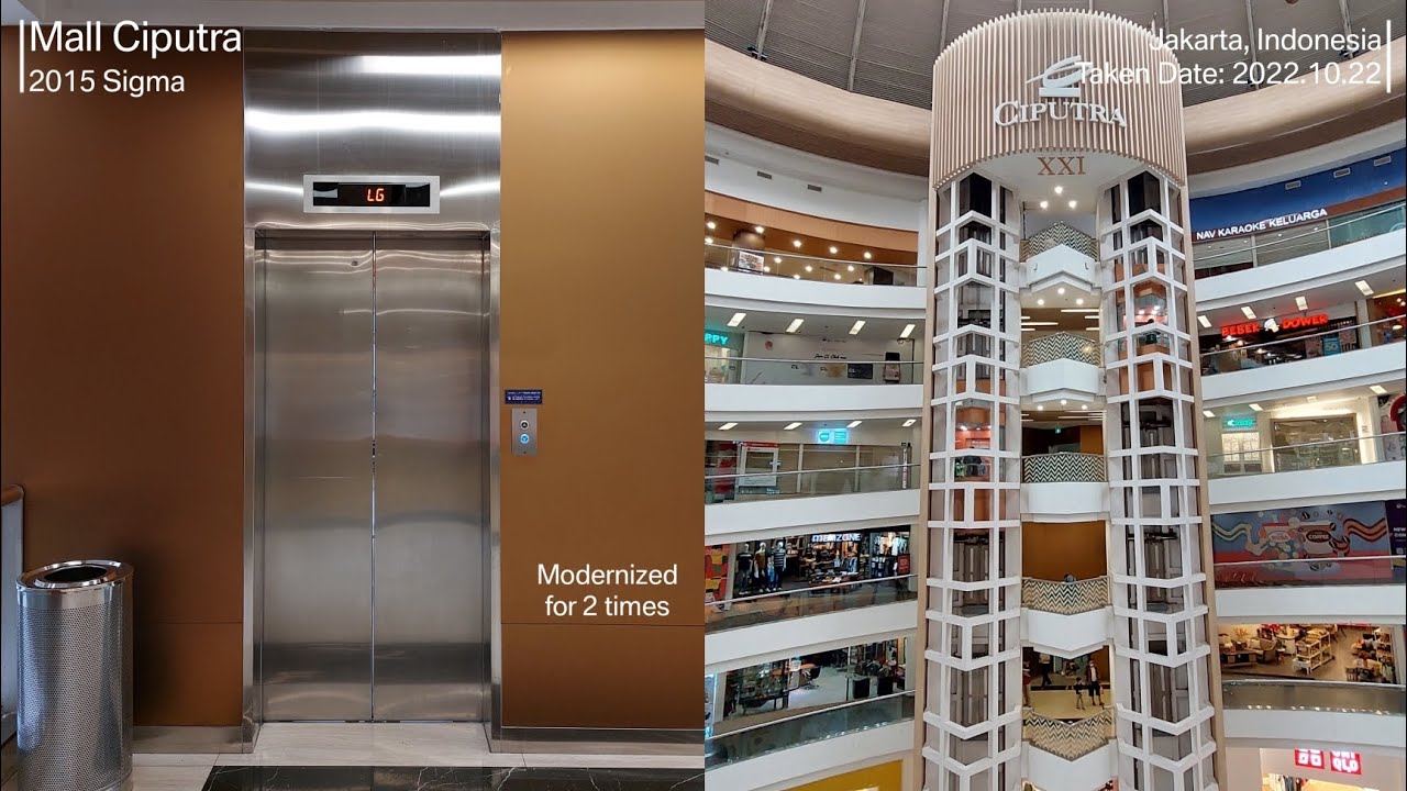 Sigma Scenic Traction Elevator at Mall Ciputra, Jakarta