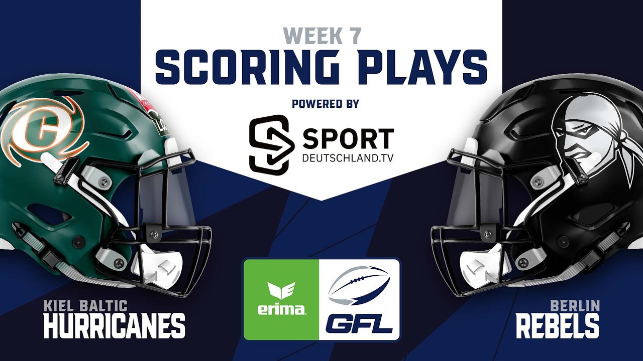 Kiel Baltic Hurricanes - Berlin Rebels | Highlights - ERIMA GFL, 7. Spieltag | SDTV Football