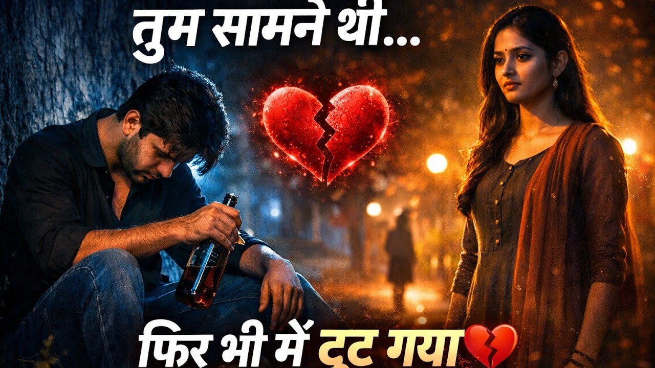 तुम सामने थी… फिर भी मैं टूट गया 💔 | Heart Touching Sad Song 2026 | Bollywood Emotional Love Song