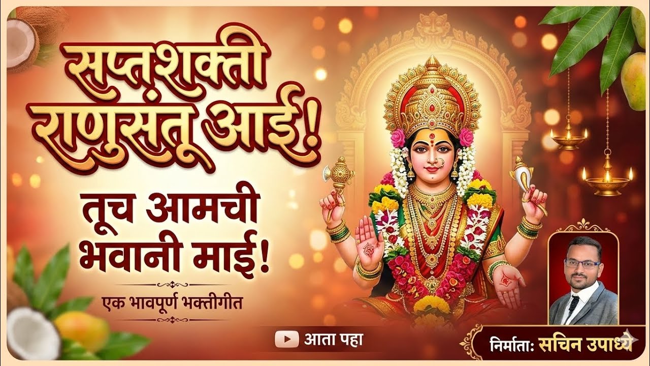 सप्तशक्ती राणूसंतू आई ! तूच आमची भवानी माई! #viralsong #trendingsong 