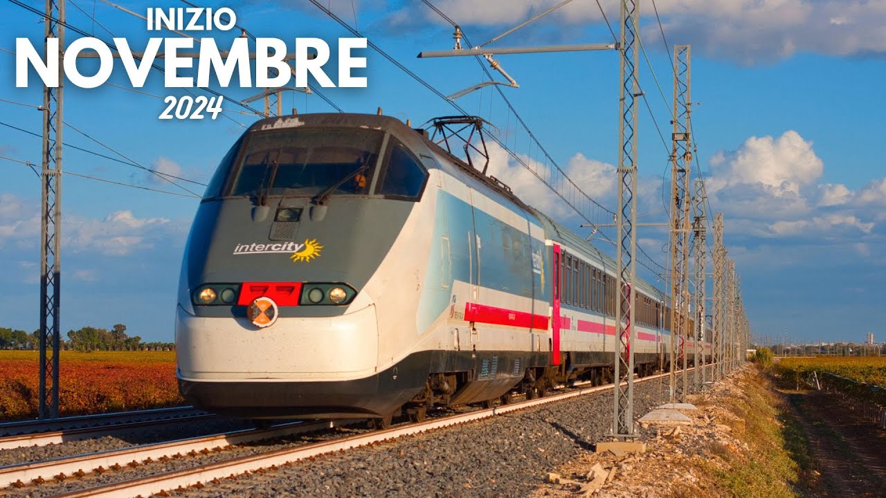 TRENI IN TRANSITO SULL’ADRIATICA A INIZIO NOVEMBRE! TRENI ALTA VELOCITÀ, INVII, LOCOMOTIVE ISOLATE..