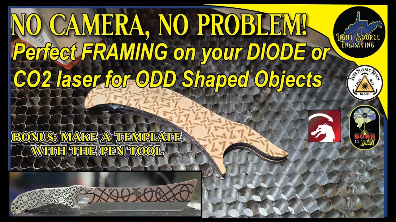 Do This To Frame Odd Shaped Objects - Plus Using the Pen Tool